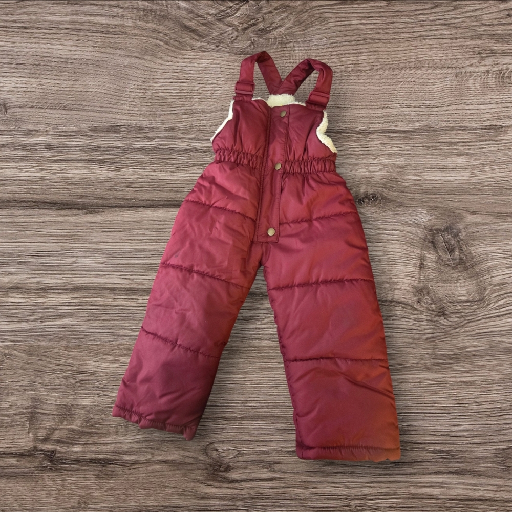 Catherine Malandrino snow pants 18 months in burgundy